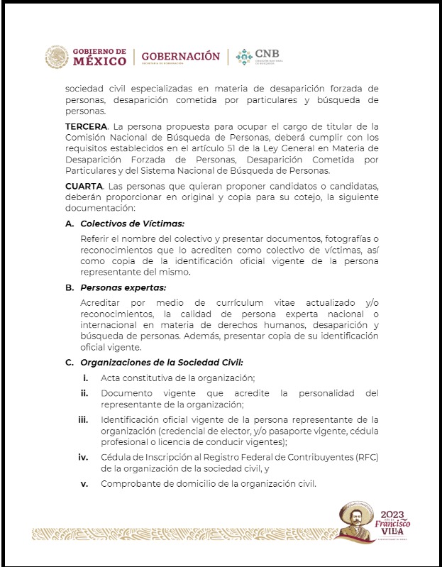 SPR Informa Publica Secretaría de Gobernación convocatoria para el