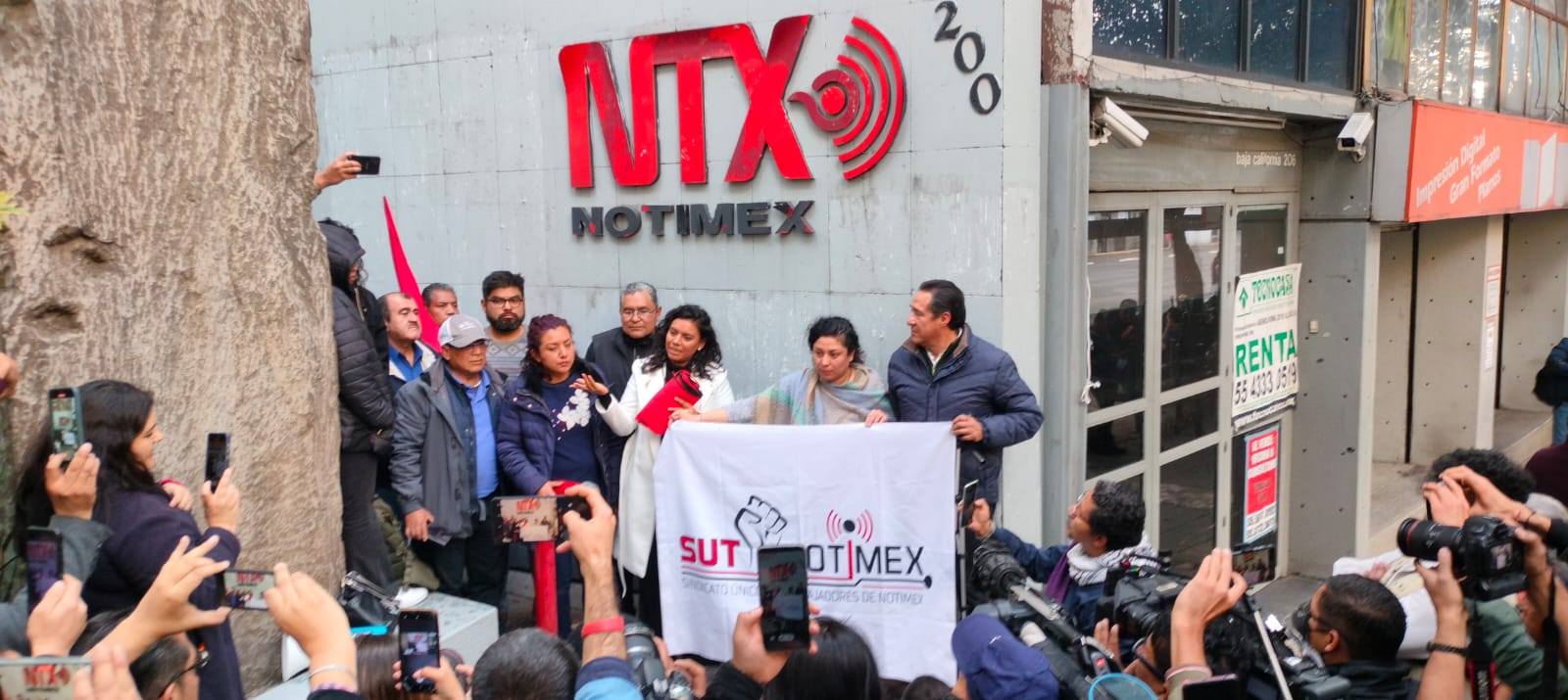 Termina la huelga de Notimex, después de 3 años y 10 meses de paro