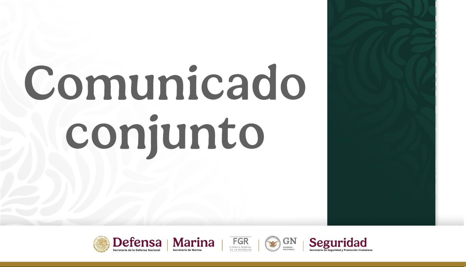 Informa Gabinete de Seguridad acciones realizadas el 4 de diciembre de 2024