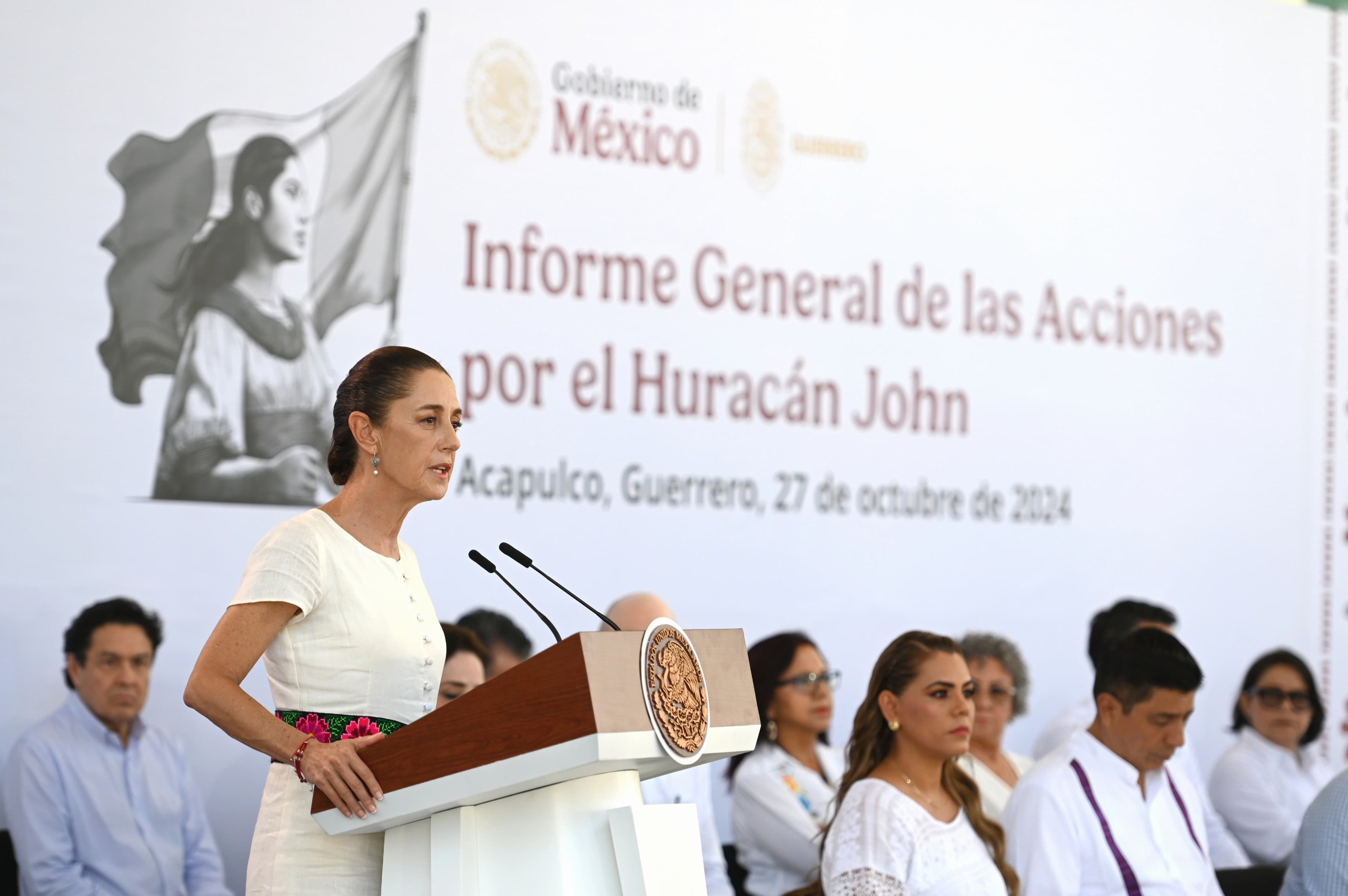 6 mil 659 millones de pesos de inversión en Guerrero y Oaxaca para atender la emergencia tras el paso del huracán John