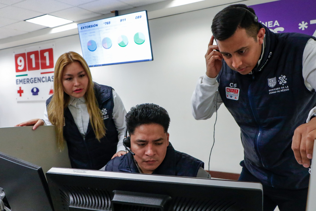 Atiende 61 millones de llamados de emergencia la Línea 9-1-1 durante 8 años en la CDMX