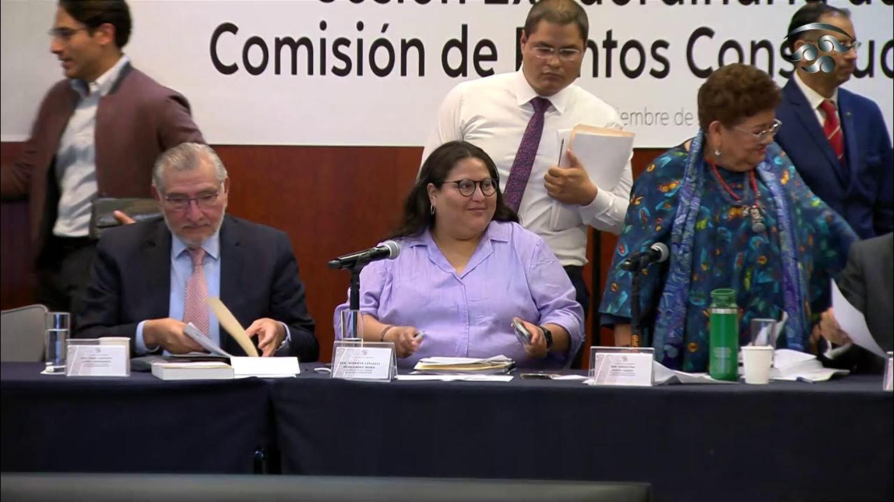 Sesionan comisiones unidas en el Senado sobre reforma al Poder Judicial