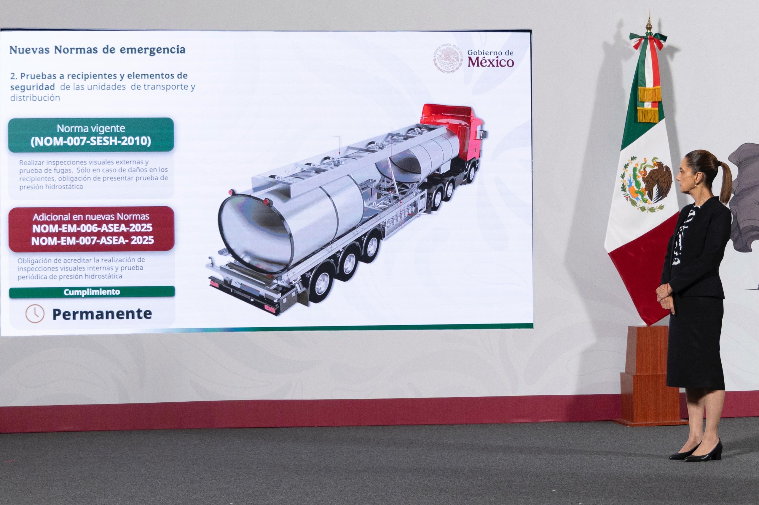Publicará Gobierno de México dos normas para fortalecer la regulación del transporte y distribución del gas LP