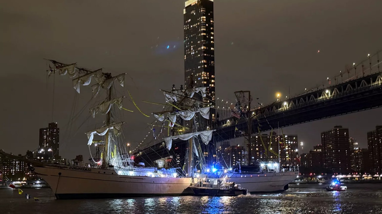 Serán repatriados 180 cadetes tras incidente del Buque Escuela Cuauhtémoc en Nueva York