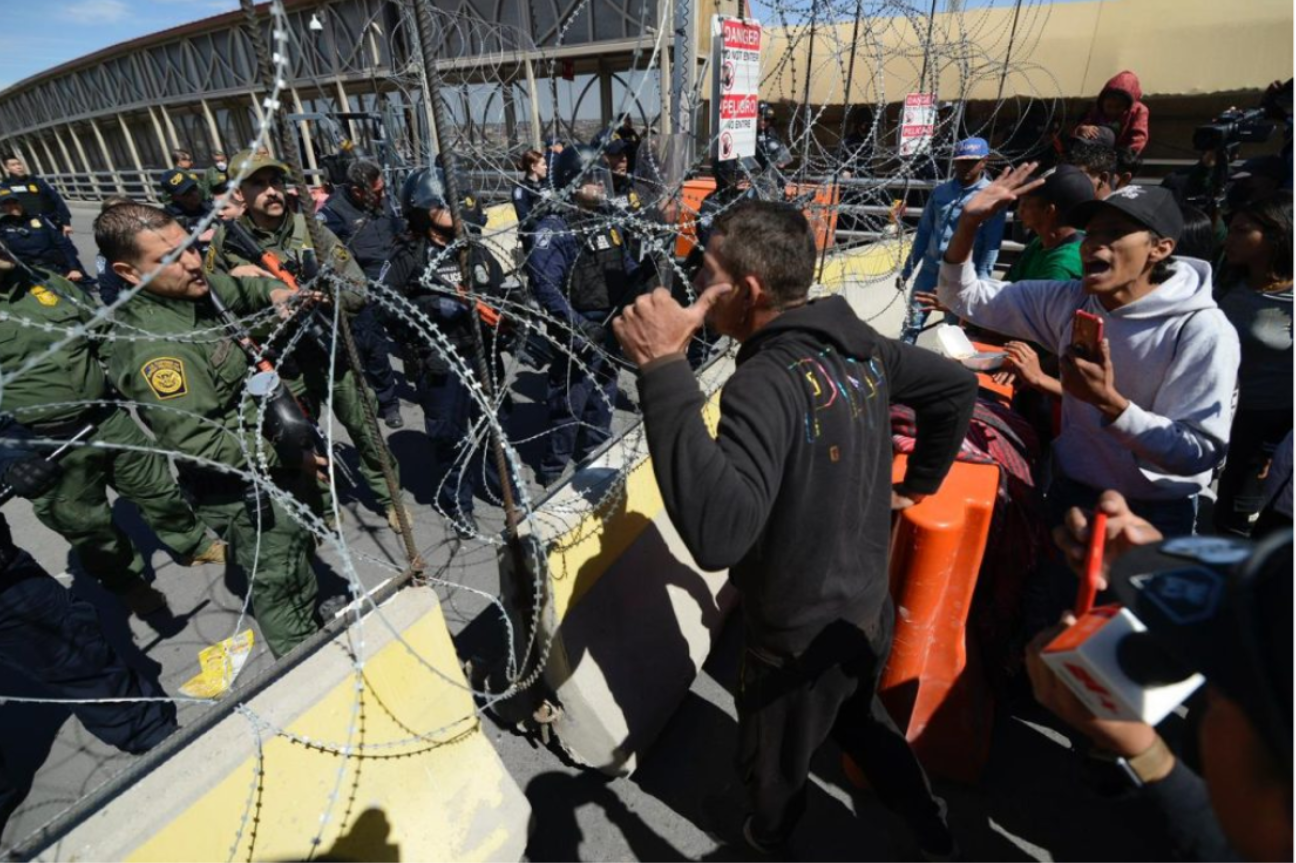 Quedan varados al menos 600 migrantes en el Paso del Norte en Chihuahua