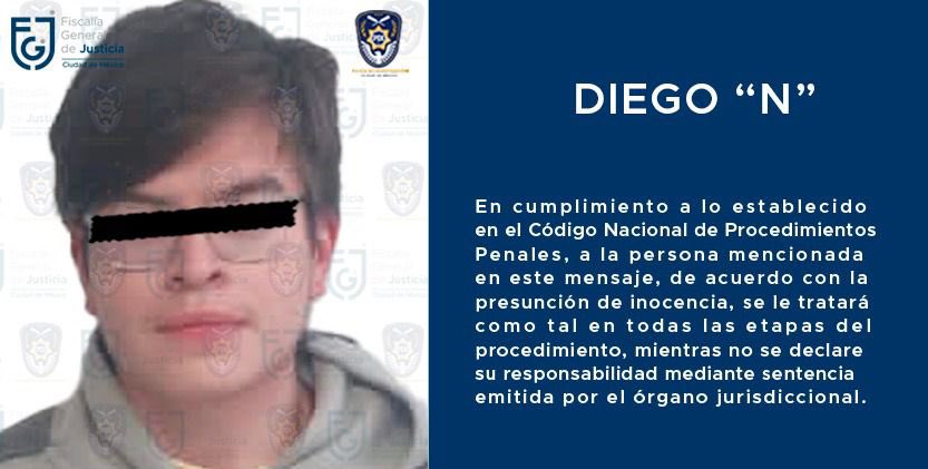Detienen a Diego “N”, ex alumno del IPN, por presunta violencia digital en contra de mujeres