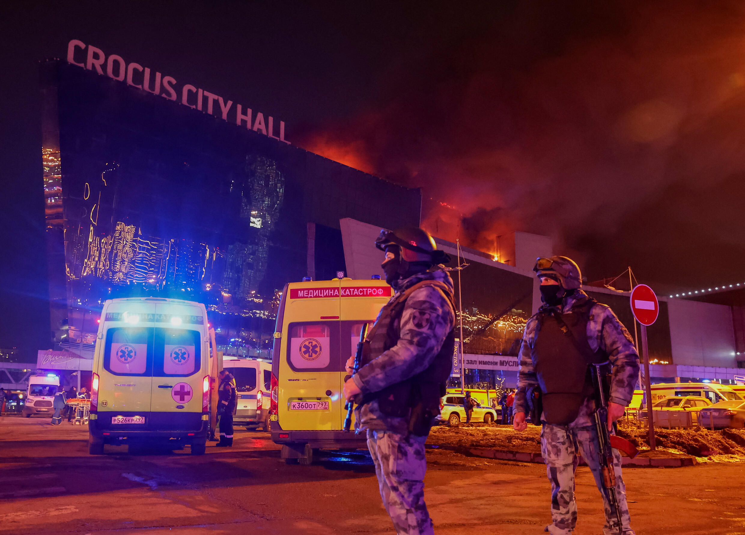 Condenan Gobiernos el tiroteo que dejó 40 muertos en Crocus City Hall en Moscú