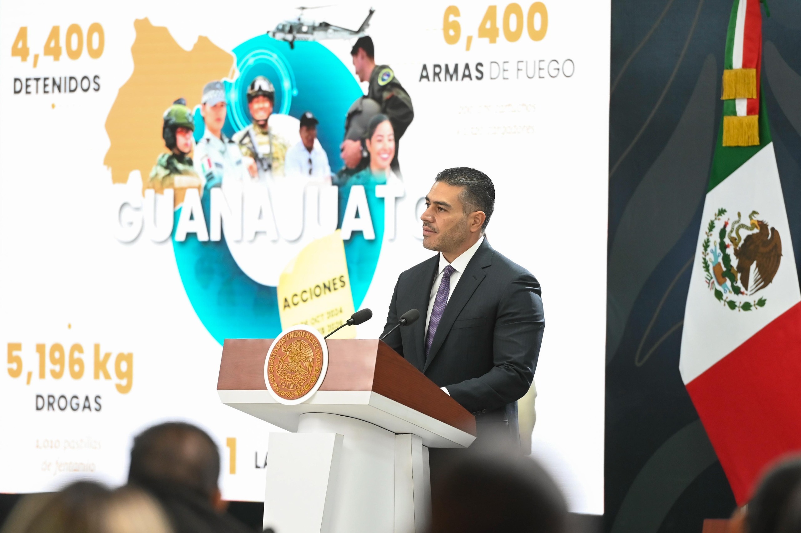 Refuerza Gobierno Estrategia Nacional de Seguridad y reduce 65% los homicidios dolosos en Guanajuato