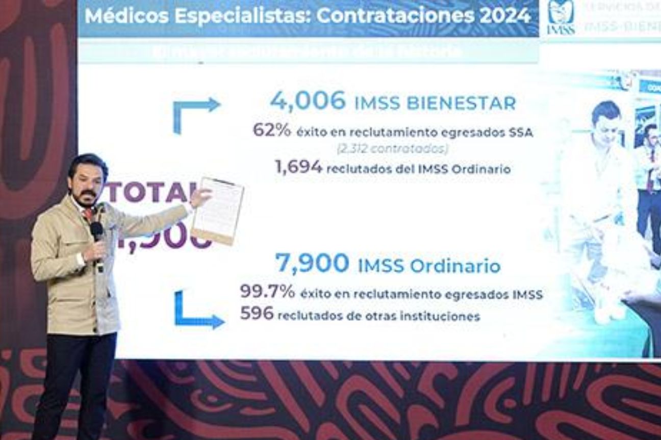 Contrata IMSS-Bienestar a más 4 mil médicos especialistas egresados en 2024