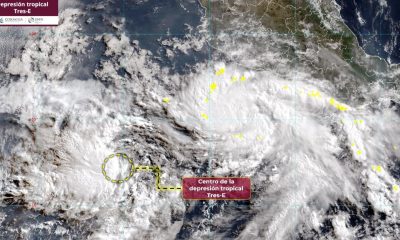 Se intensifican las tormentas tropicales “Bárbara” y “Cosme” en el Océano Pacífico