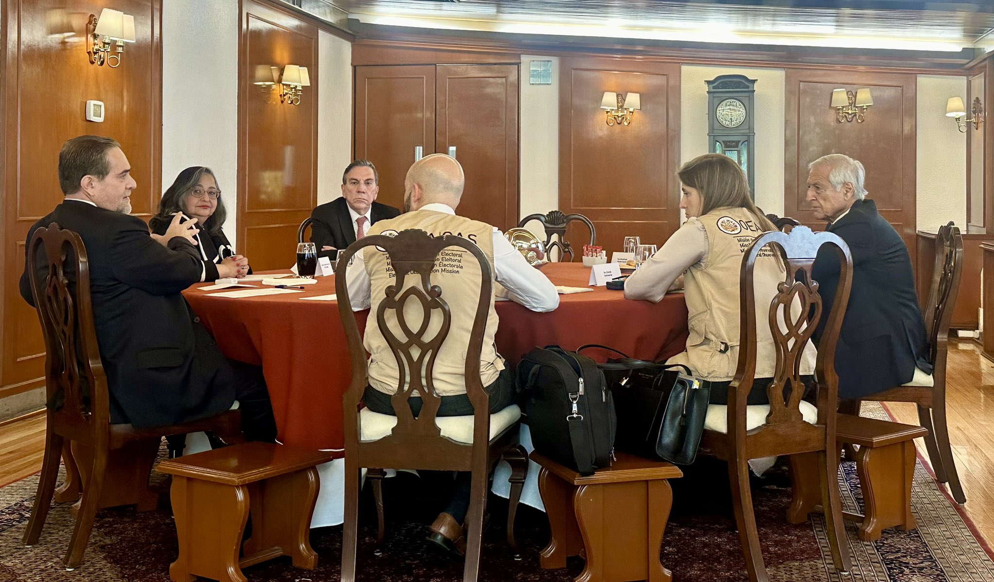 Se reúne delegación de la OEA con ministros de la SCJN, en el marco de la Elección Judicial