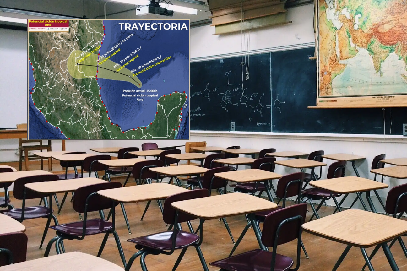 Suspenden clases en entidades afectadas por el Potencial Ciclón Tropical "UNO"