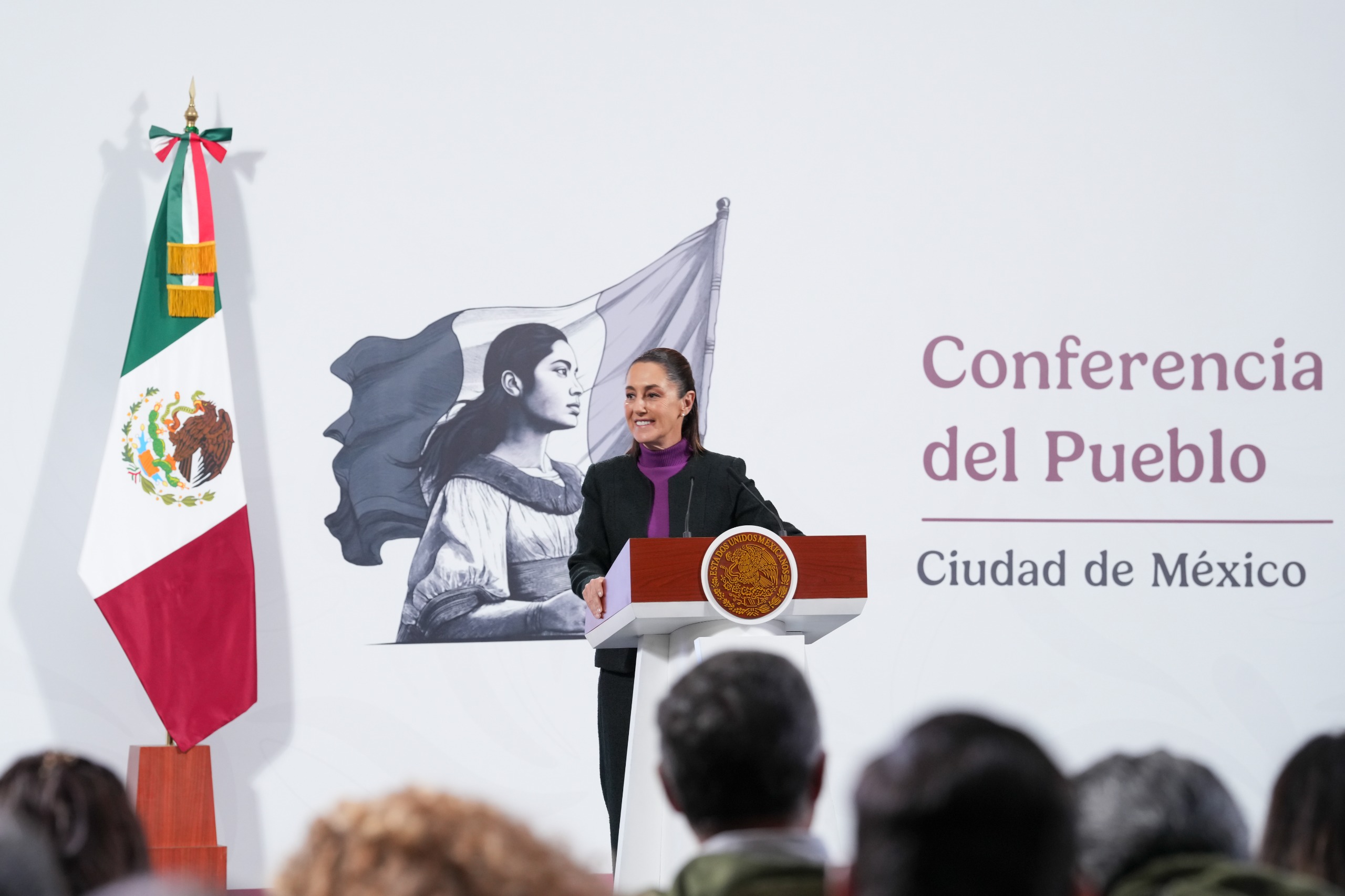 Destaca Claudia Sheinbaum labor de comunidad mexicana en EEUU para ajustar impuesto a remesas