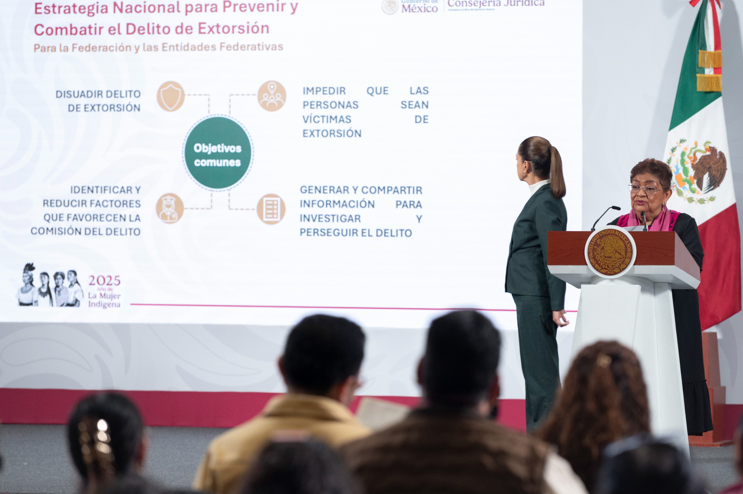 Envía la presidenta Claudia Sheinbaum al Congreso iniciativa de reforma para combatir la extorsión