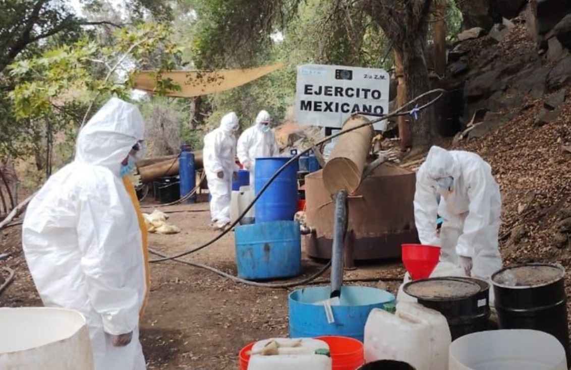 Desmantela Sedena laboratorio clandestino en Ensenada