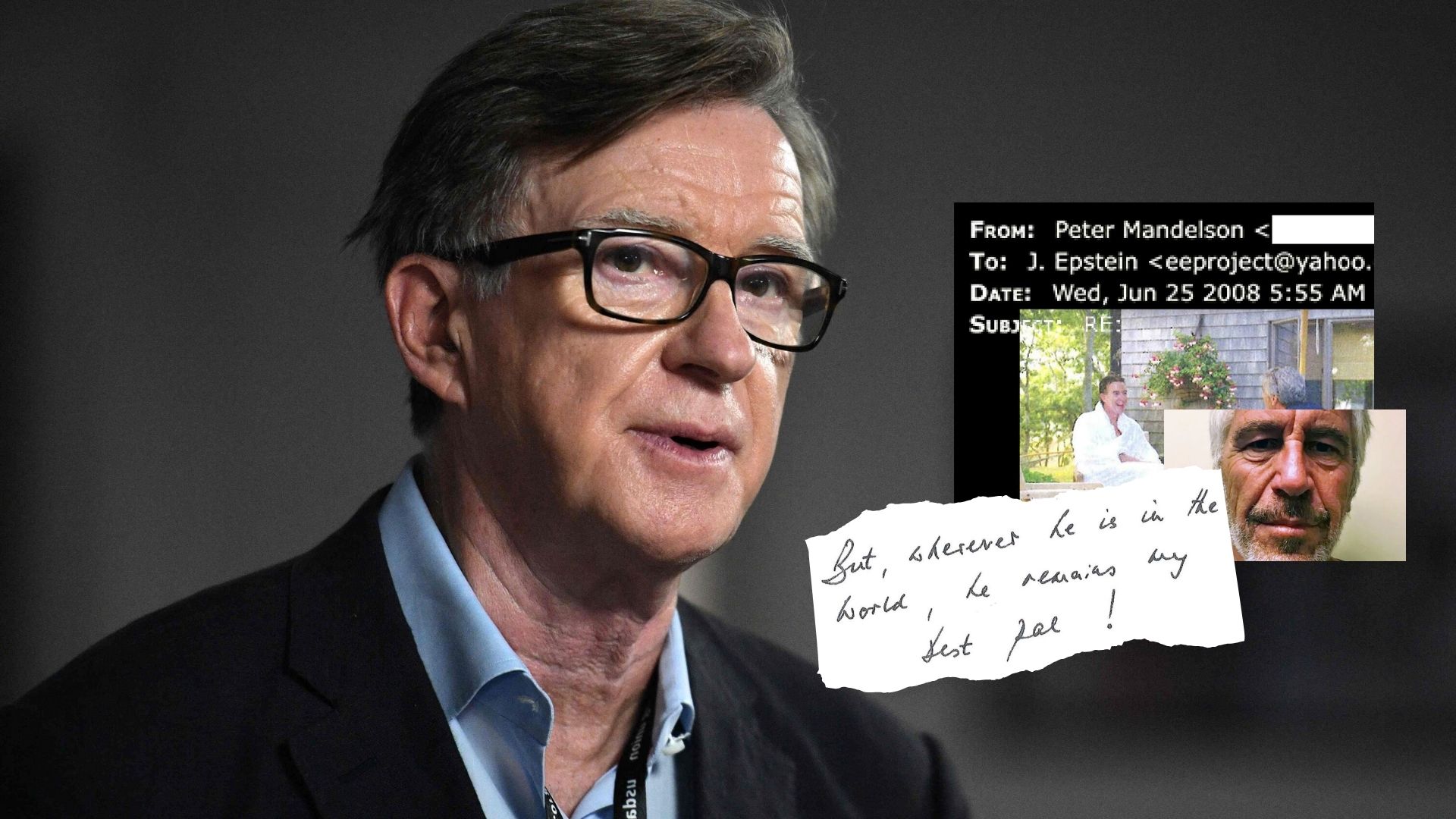 Destituyen al embajador de Reino Unido en EE.UU. por vínculos con Jeffrey Epstein