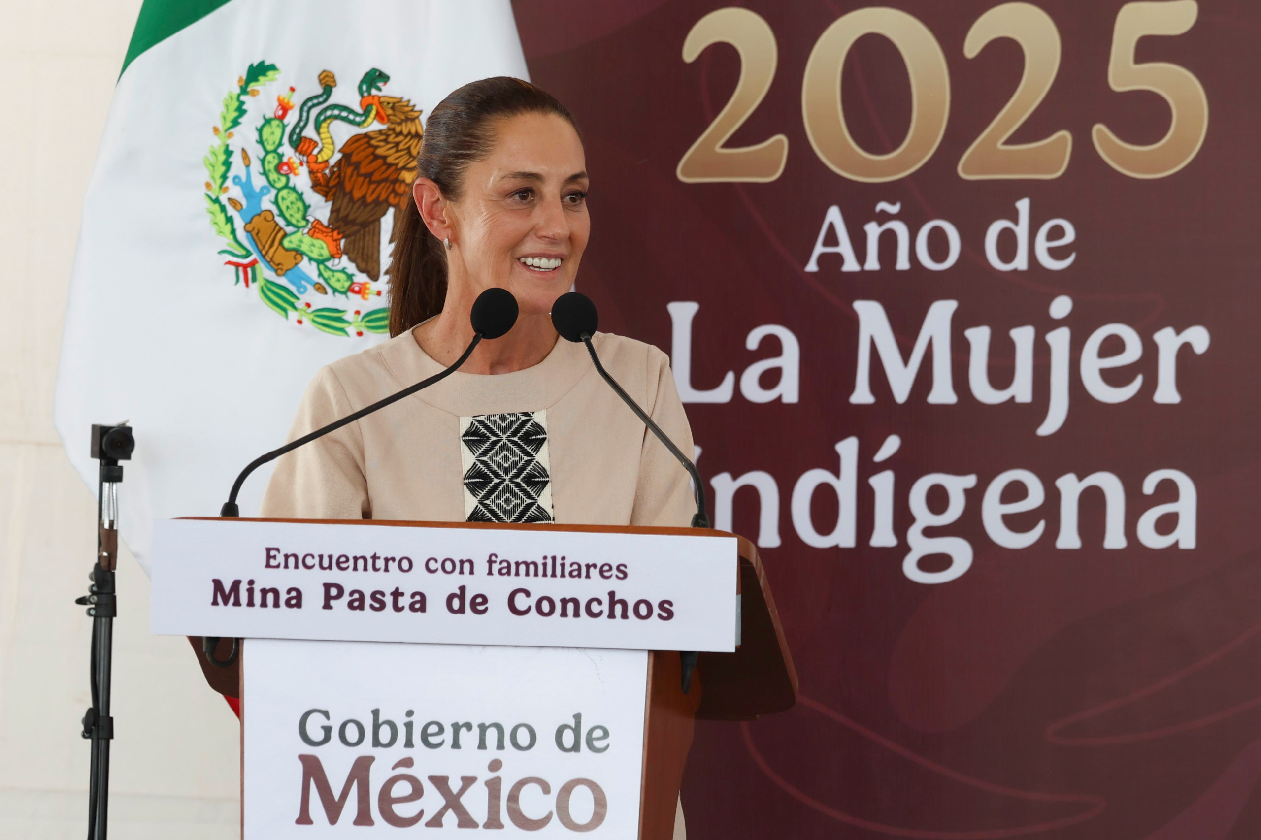 Reporta Claudia Sheinbaum avance de 35.8% en trabajos de rescate en mina Pasta de Conchos y 13 mineros identificados
