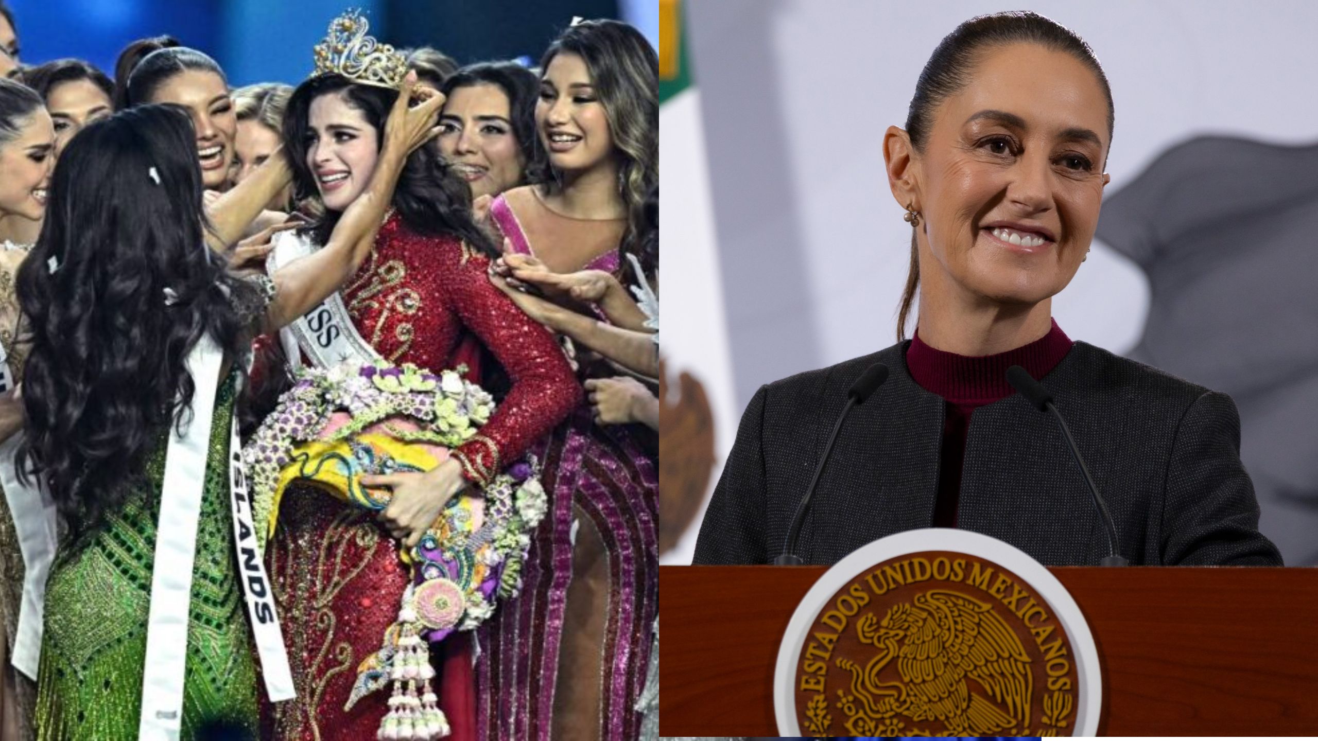 Reconoce y felicita la presidenta Claudia Sheinbaum a Fátima Bosch por su triunfo en Miss Universo 2025