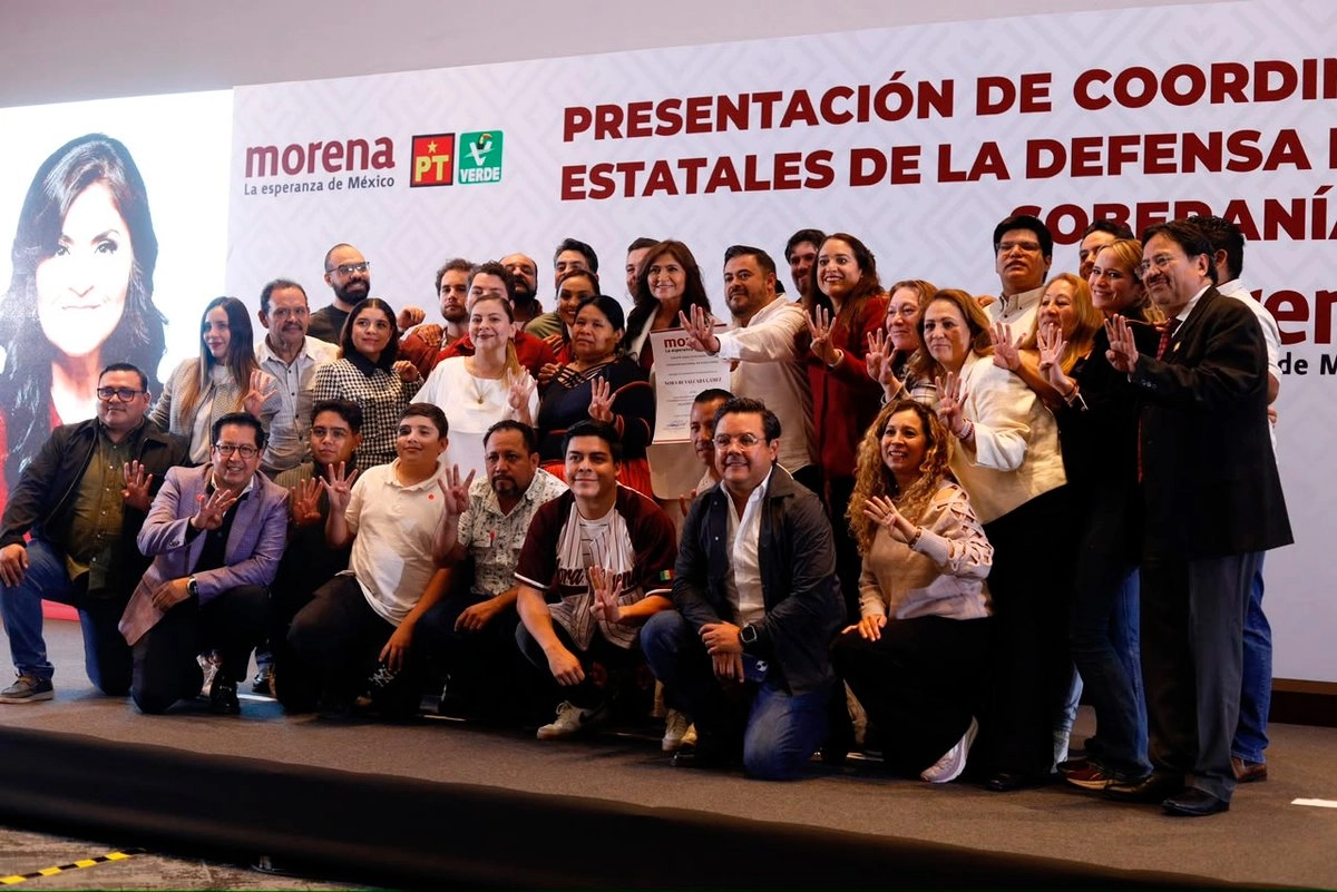 Presenta Morena a sus Coordinadores Estatales de la Defensa de la Transformación y Soberanía Nacional en Aguascalientes, Campeche y Colima
