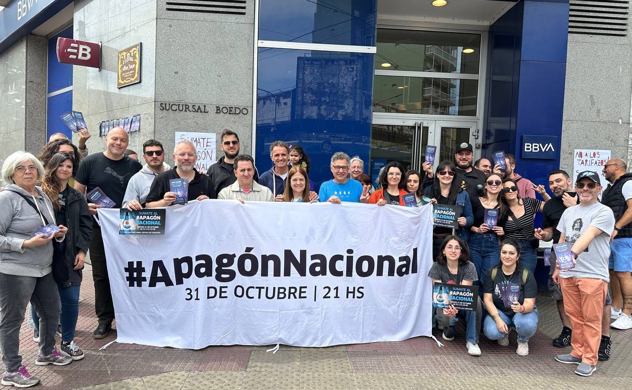 Convoca Foro Multisectorial "Apagón Nacional" contra los "tarifazos" del gobierno de Javier Milei en Argentina