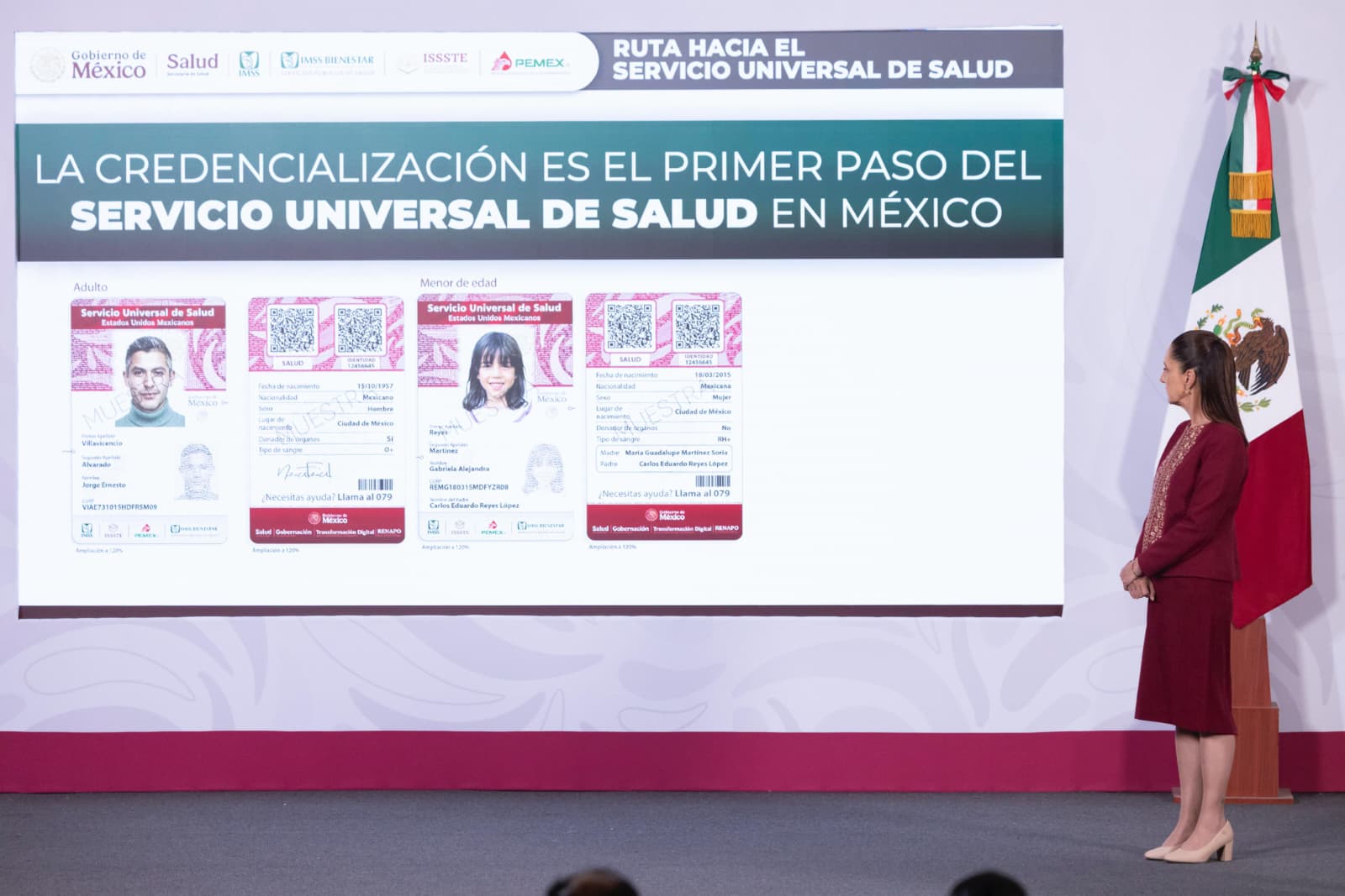 Presenta Sheinbaum Servicio Universal de Salud; registro para credencial inicia el 13 de abril