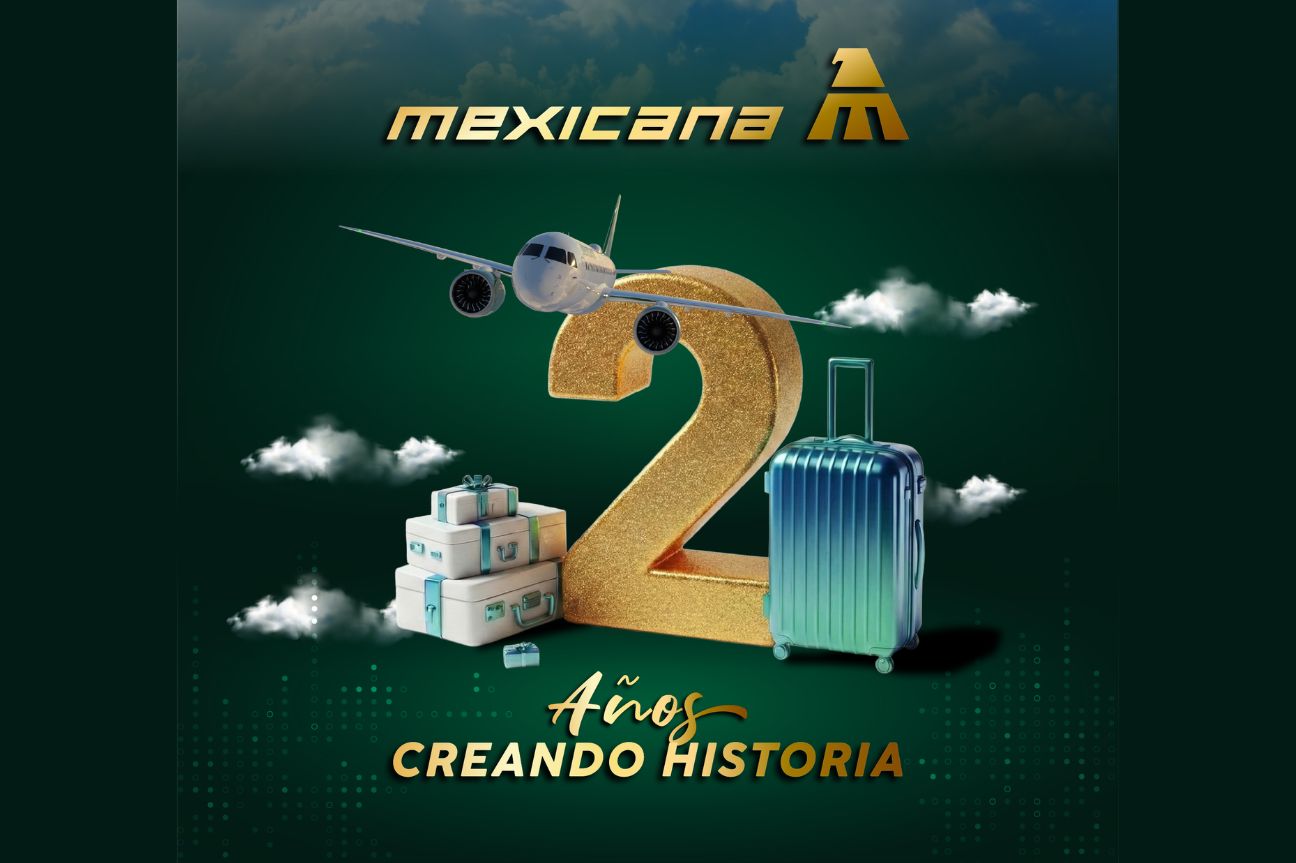 Conmemora Mexicana de Aviación dos años de operaciones con alza de 19% en pasajeros