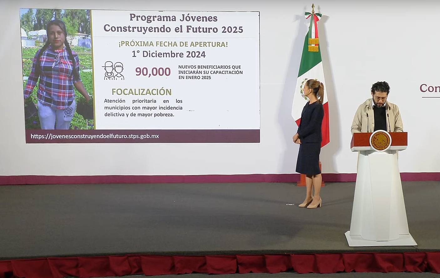 Tendrá 90 mil nuevos beneficiarios Jóvenes Construyendo el Futuro en 2025