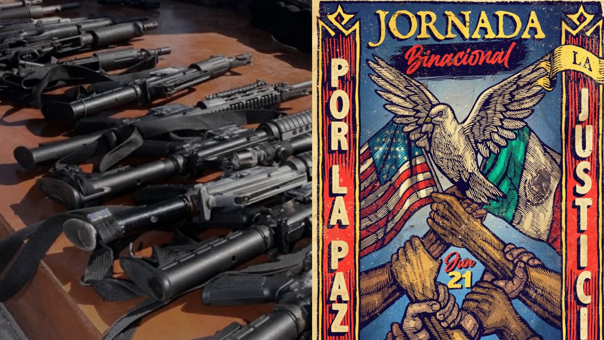 Protestarán en México y EE.UU. contra el tráfico de armas