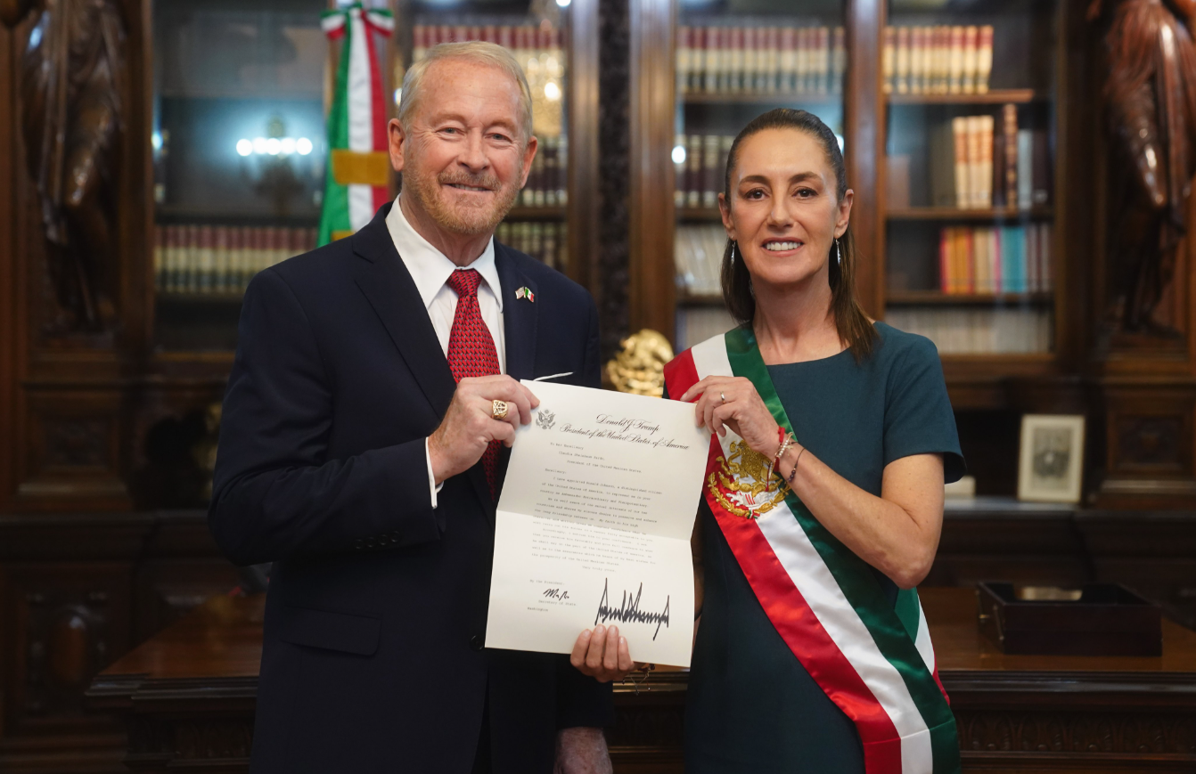 Recibe Claudia Sheinbaum carta de embajadores de cinco países en México