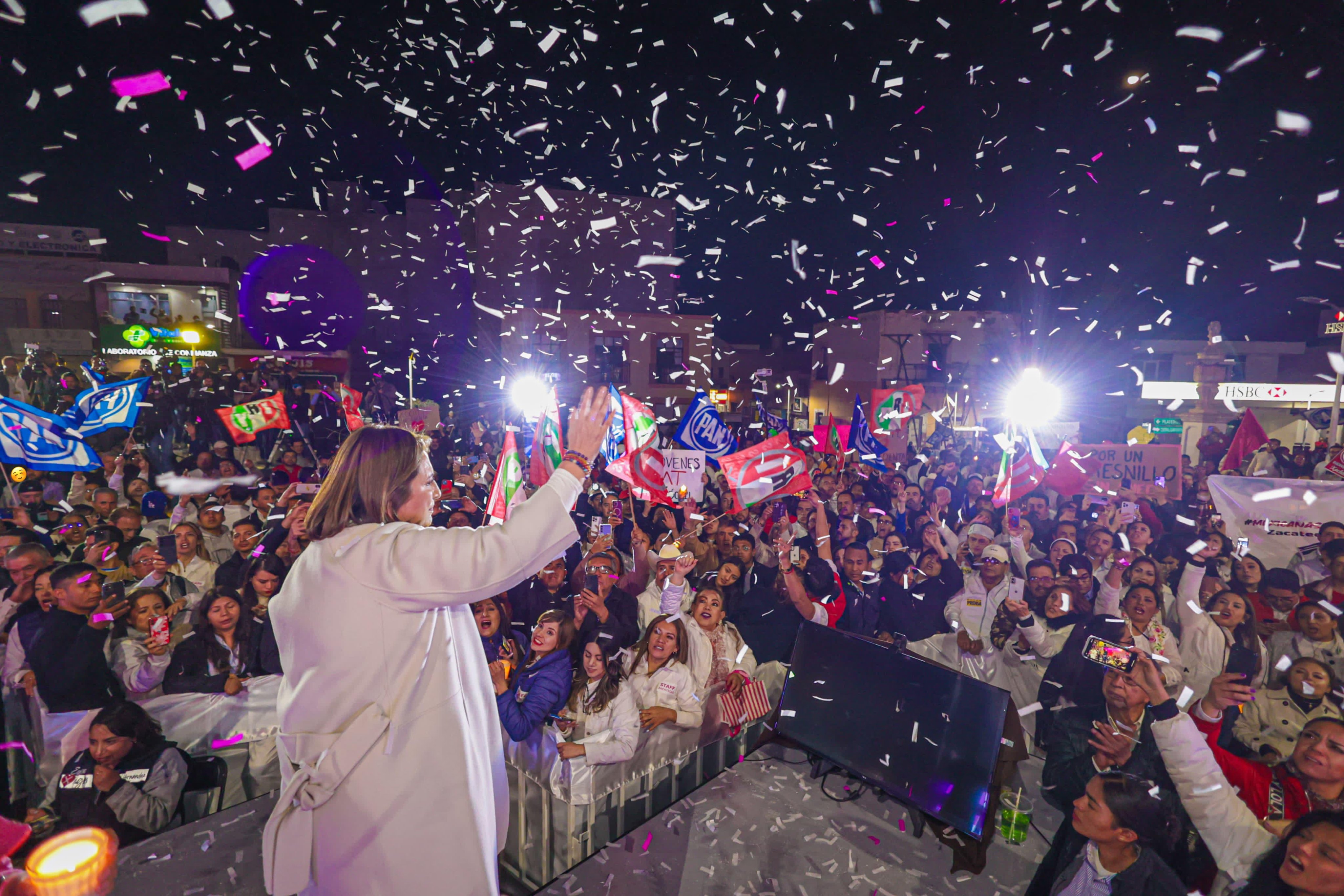 Arranca Xóchitl Gálvez actividades de campaña en Fresnillo, Zacatecas