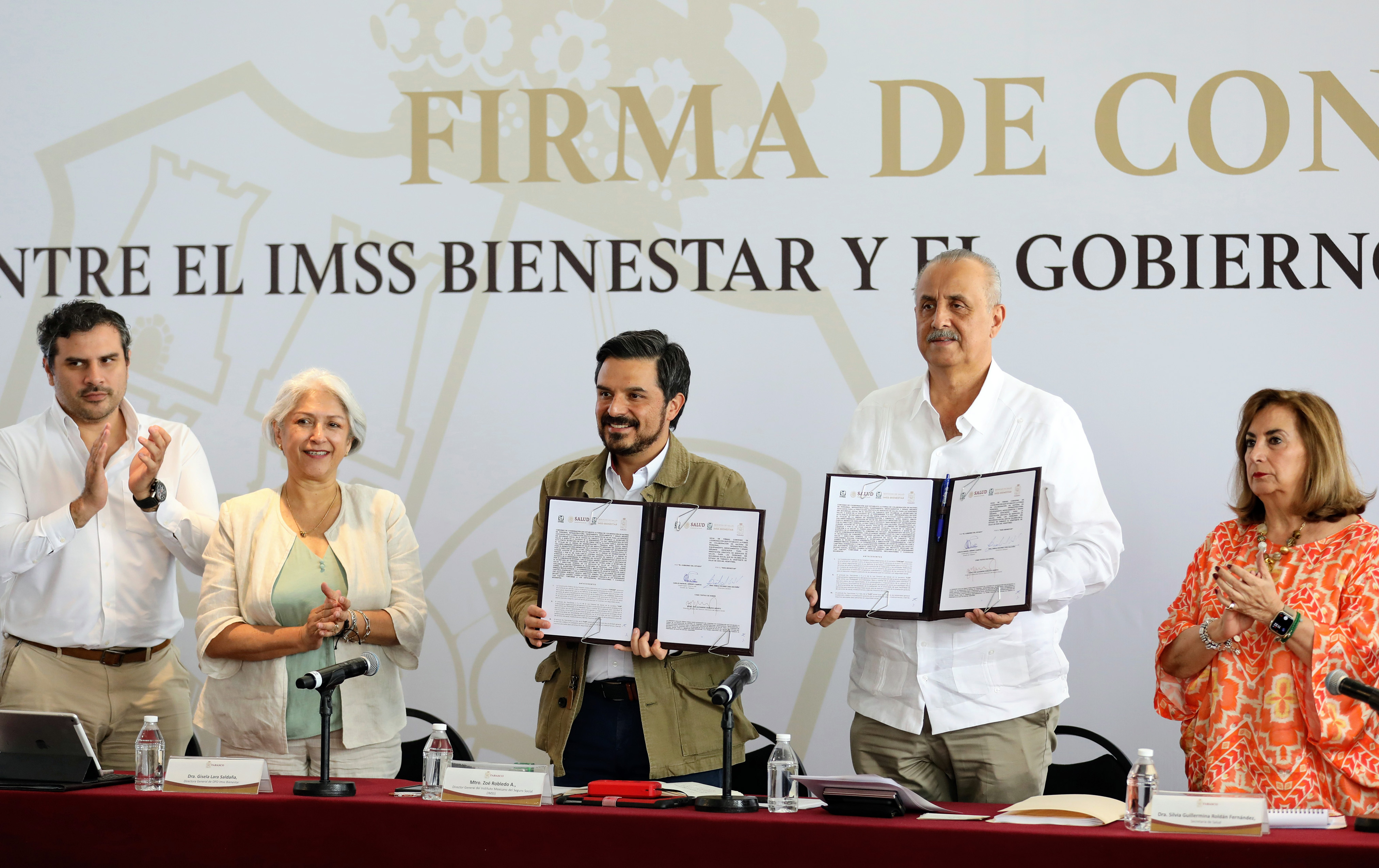 Firma el Gobierno de Tabasco e IMSS Bienestar convenio para avanzar en la transición de los servicios de salud