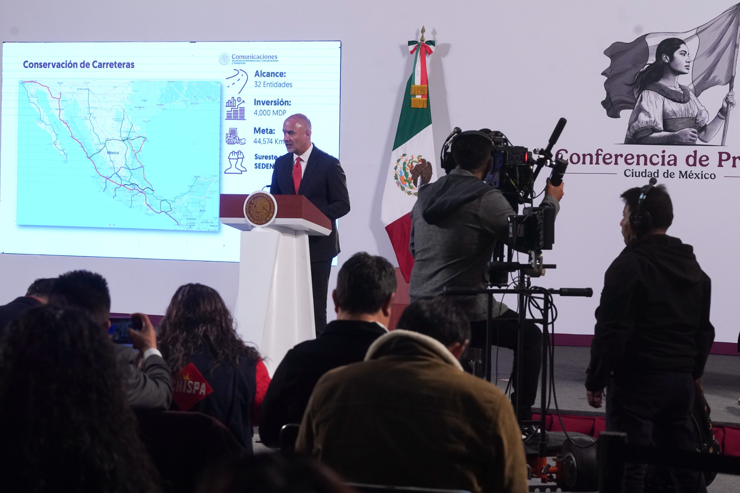 Presentan "Programa de Conservación de Carreteras Federales"