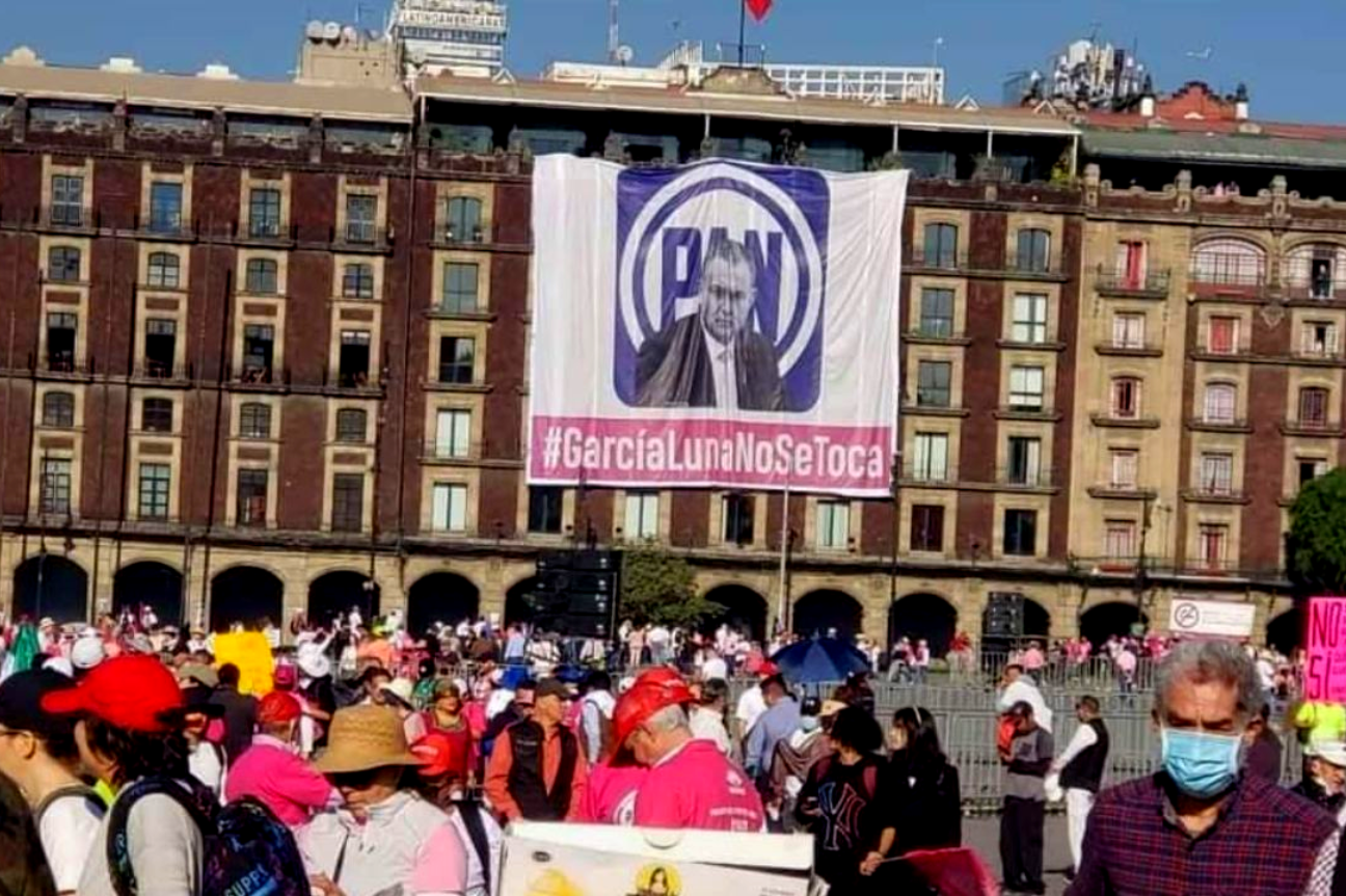 La marcha de los narcos #GarcíaLunaNoSeToca