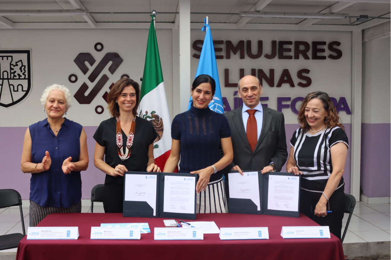 Firman PNUD y ONU Mujeres memorándum para promover igualdad de género y empoderamiento de las mujeres en México