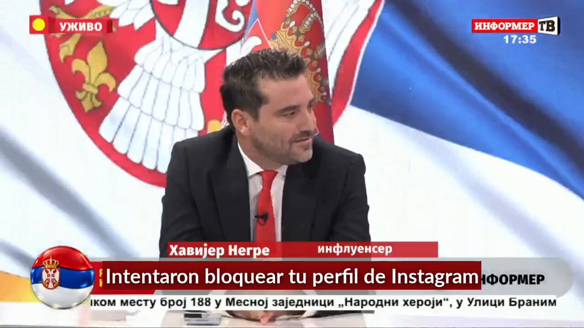 Campaña de desinformación impulsada por Javier Negre no logró frenar al movimiento estudiantil en Serbia.