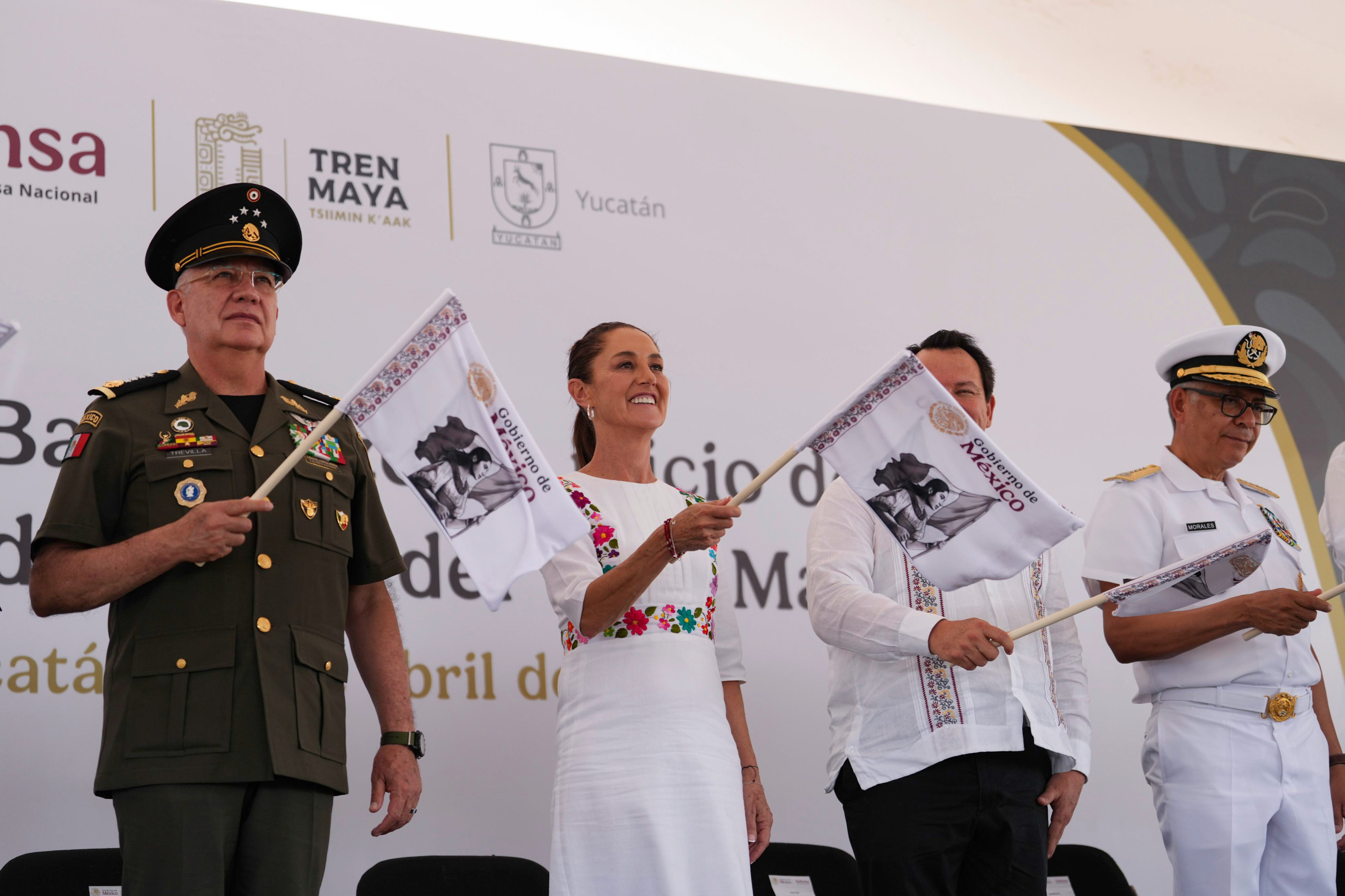 Encabeza la presidenta Claudia Sheinbaum inicio de obras del servicio de carga del Tren Maya