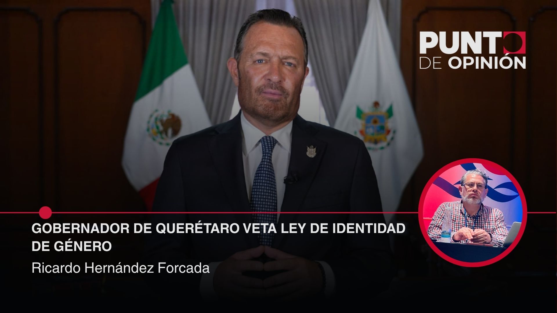 Gobernador de Querétaro veta Ley de identidad de género