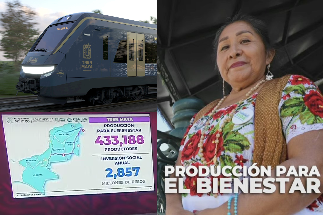Ha beneficiado la construcción del Tren Maya a más de 400 mil campesinos