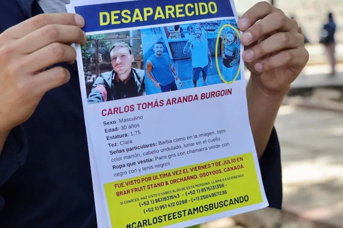 Refuerzan acciones para encontrar a Carlos Tomás desaparecido en Canadá