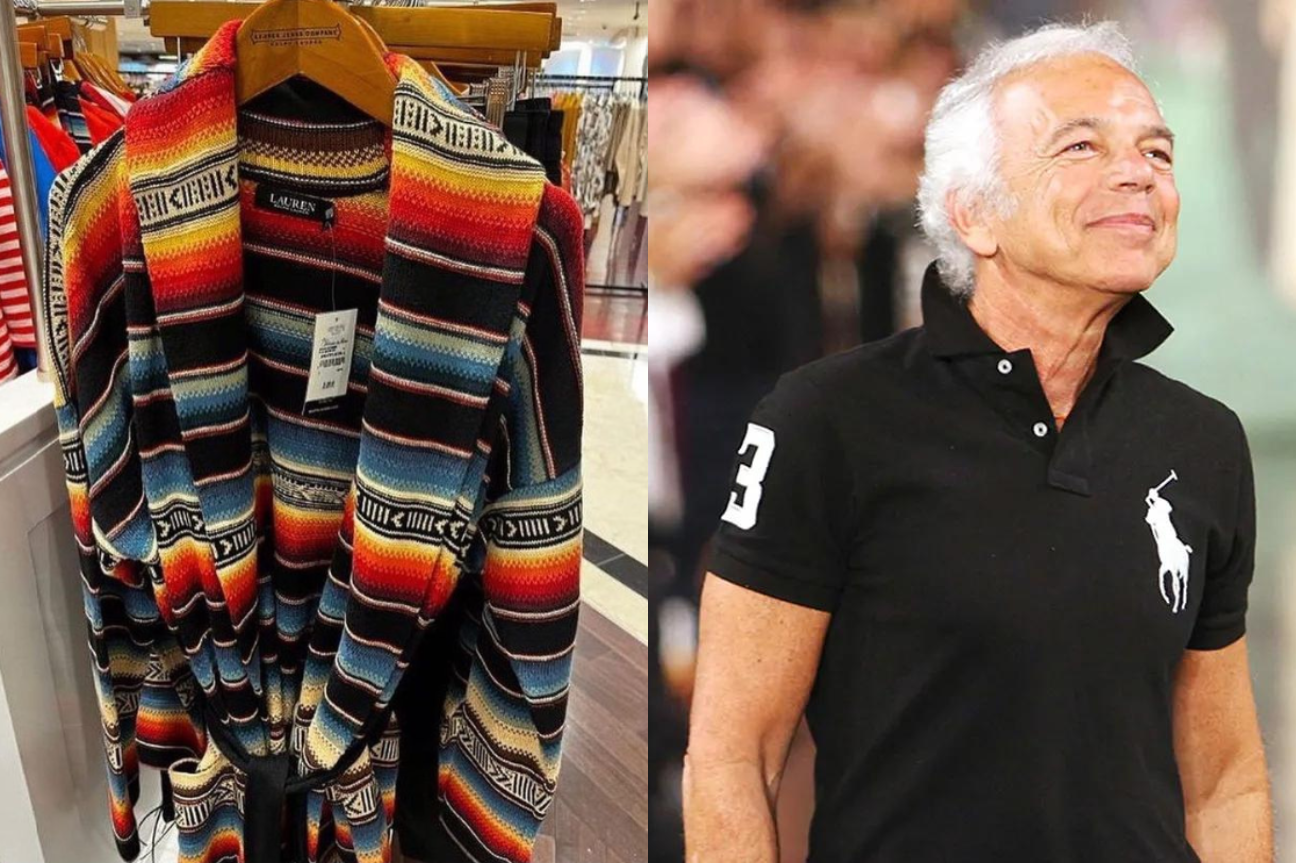 Acusa Secretaría de Cultura a Ralph Lauren por plagiar diseño textil mexicano