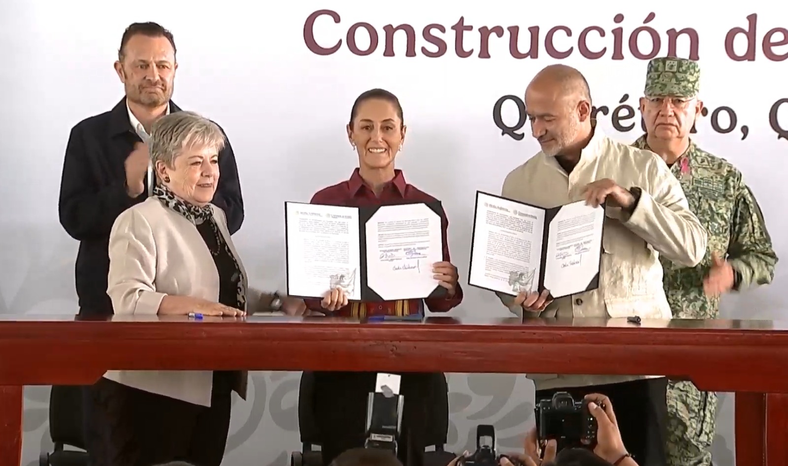 Encabeza Claudia Sheinbaum el inicio de los trabajos preliminares para la construcción del Tren México-Querétaro