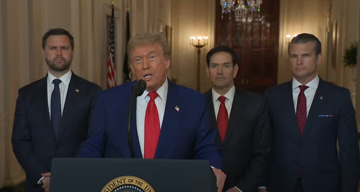 “Habrá paz o una tragedia para Irán”: Donald Trump tras los ataques del ejército de EE.UU. en tres bases nucleares iraníes