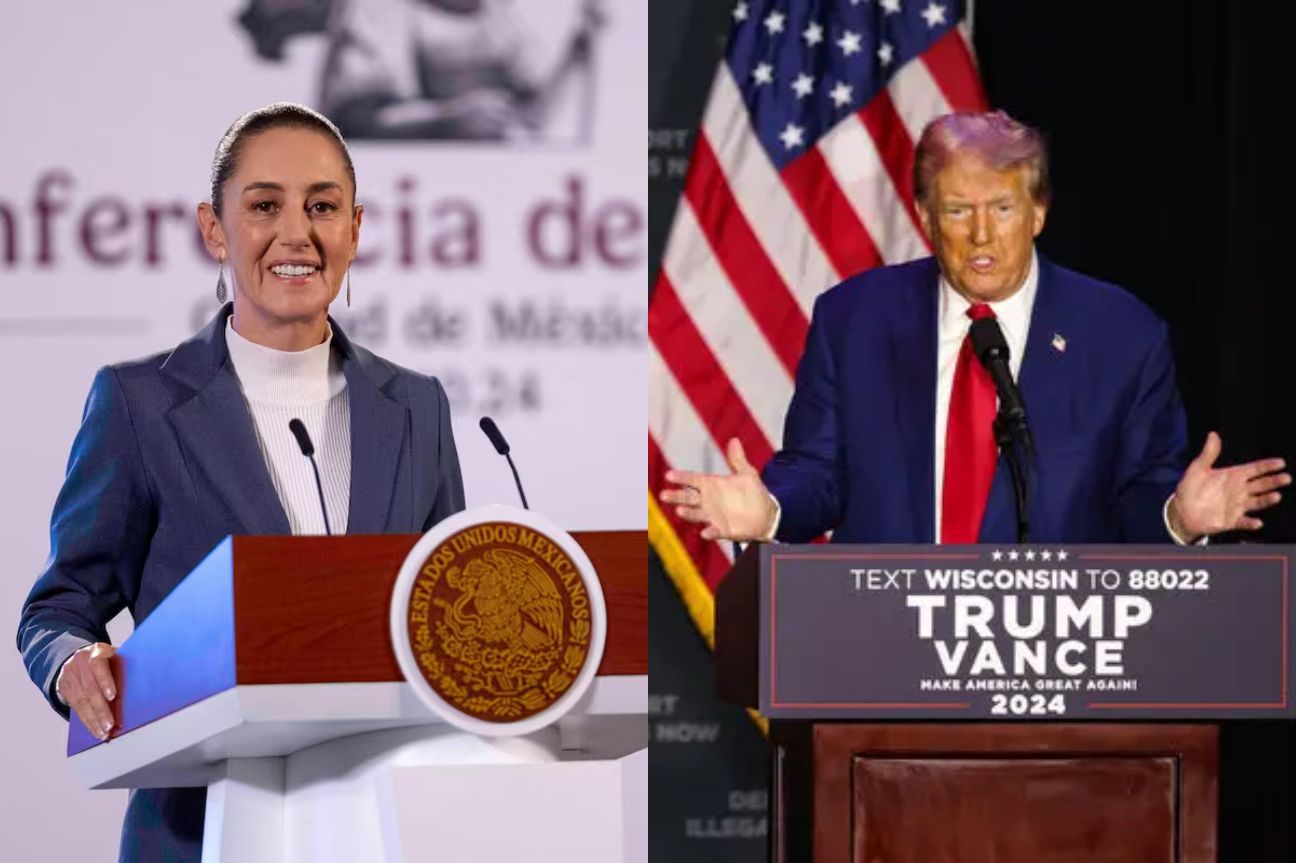 Sostiene Claudia Sheinbaum una "excelente conversación" con el presidente electo de EUA, Donald Trump