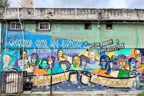 Investigan a servidores públicos de la Alcaldía Cuauhtémoc por borrar mural en Tepito