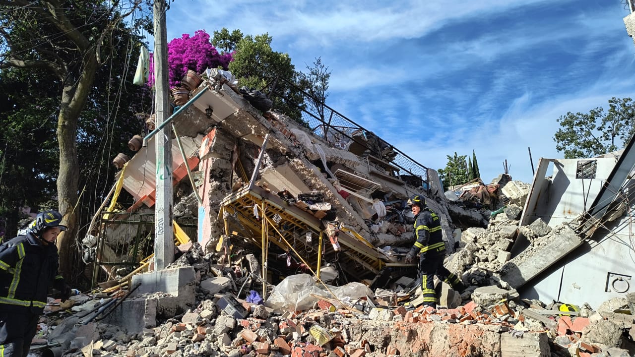 Explota construcción por acumulación de gas en Alcaldía Tlalpan, CDMX; reportan varias personas heridas