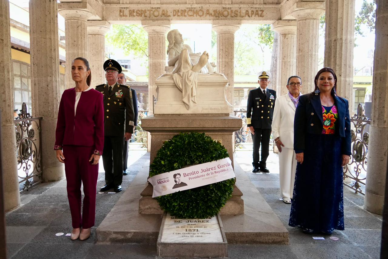 Conmemora Claudia Sheinbaum bicentenario del natalicio de Margarita Maza y reivindica el papel histórico de las mujeres en México