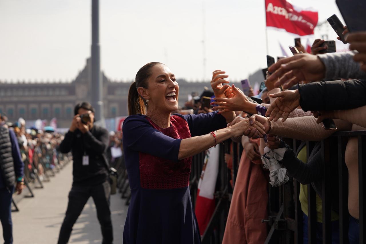 “¡No vencerán al pueblo de México, ni a su presidenta!”, reitera Claudia Sheinbaum frente a más de 600 mil personas en el Zócalo