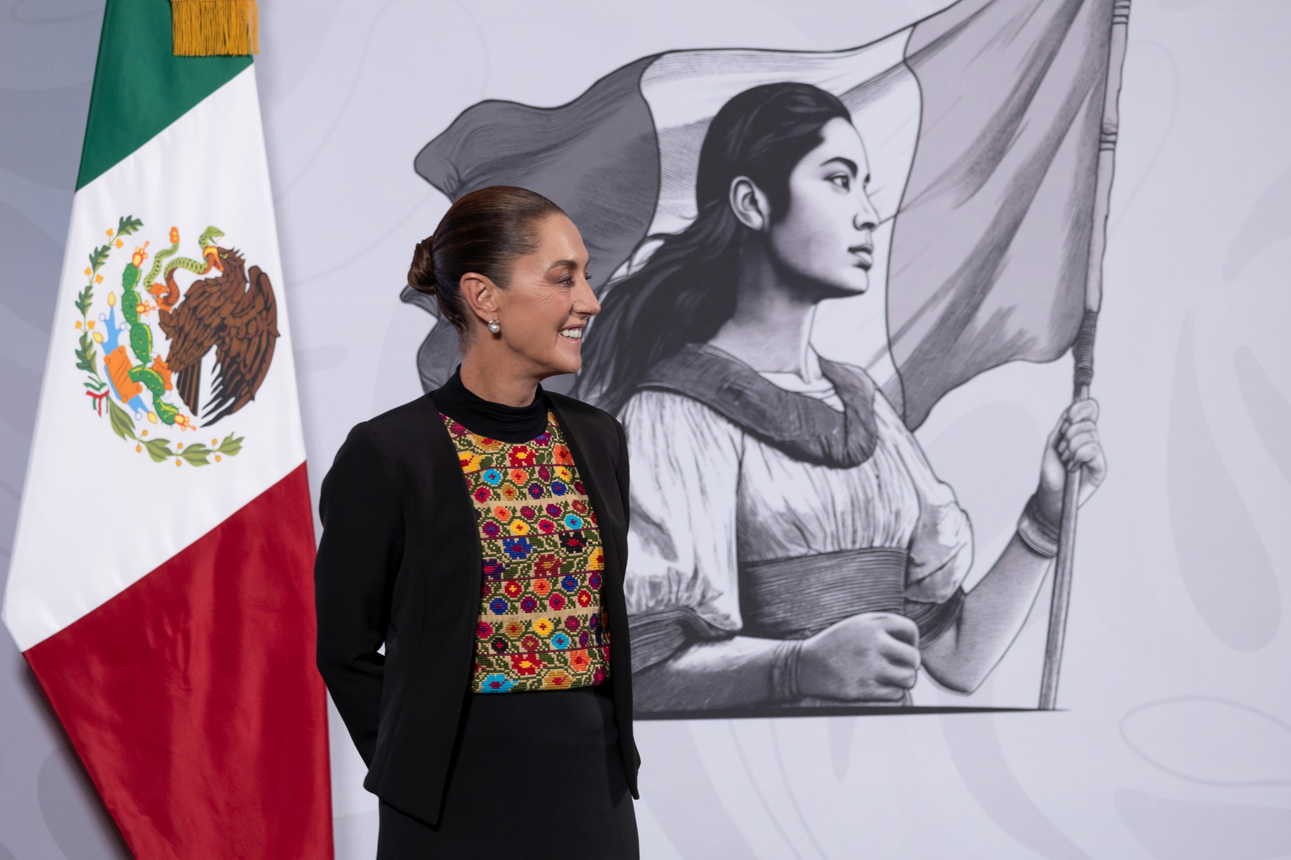 Respalda 73% de mexicanas y mexicanos gestión de la presidenta Claudia Sheinbaum