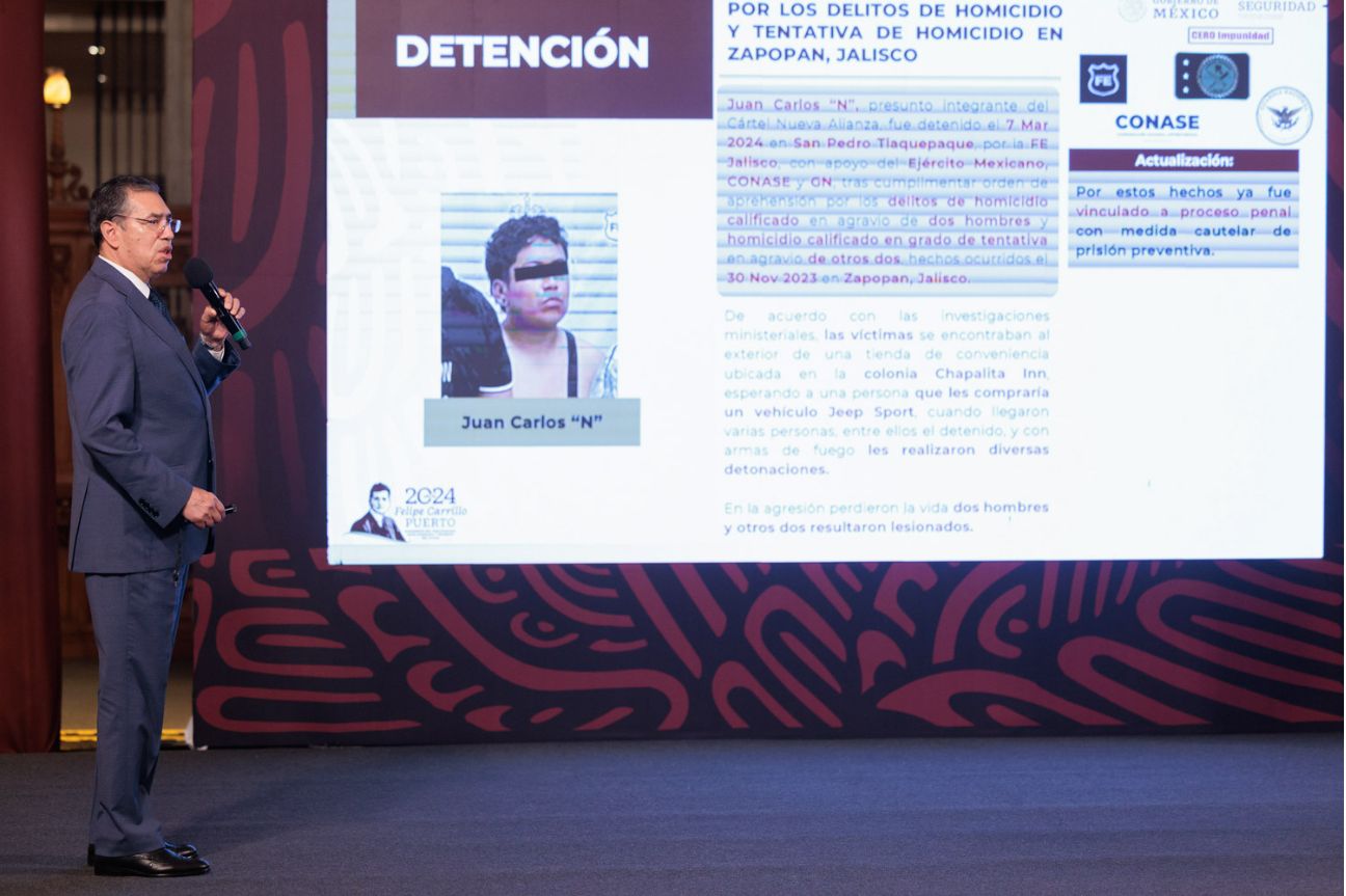 Presenta Rodríguez Bucio, subsecretario de Seguridad Pública, el avance de ‘Cero Impunidad’