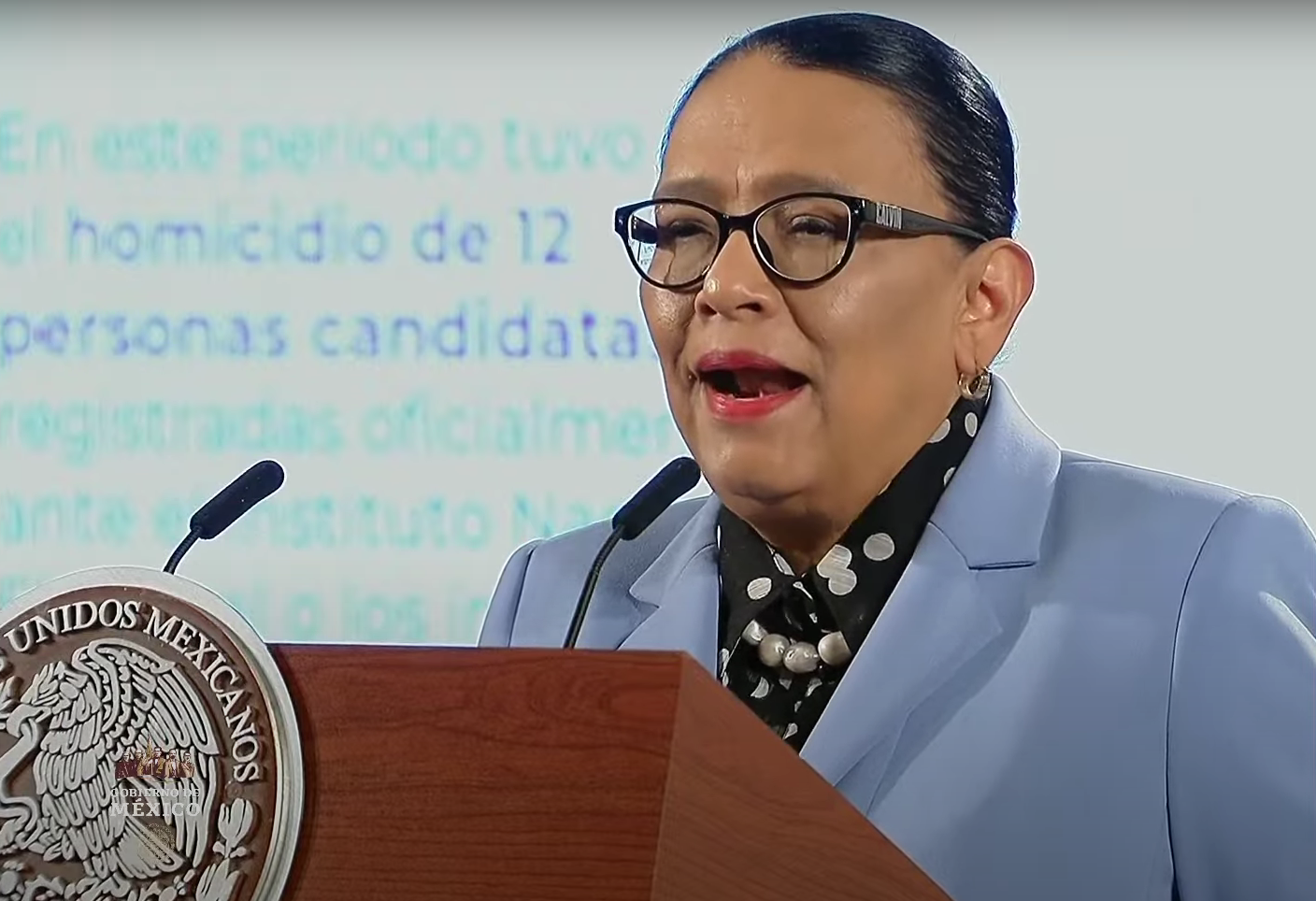 Se atendieron 595 solicitudes de protección a candidatos en el proceso electoral de 2024: Rosa Icela Rodríguez
